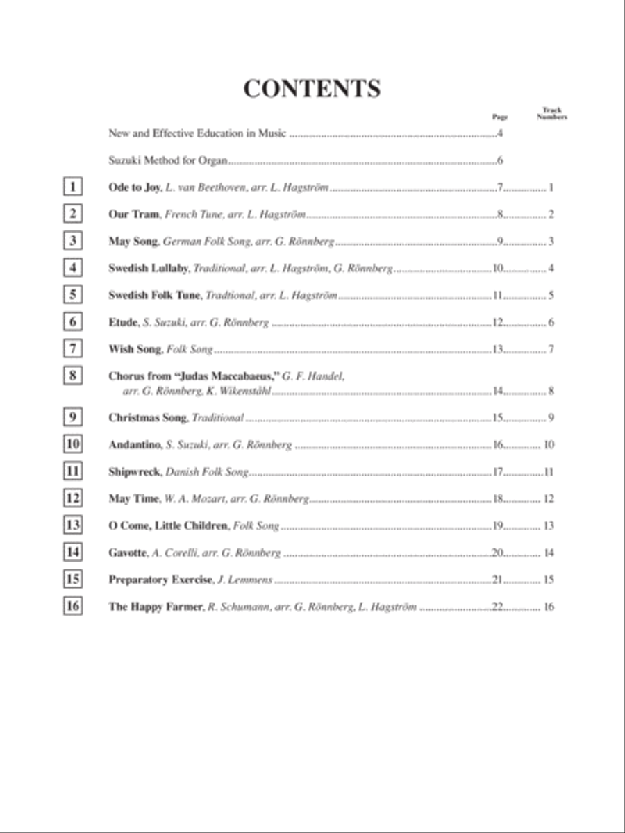 Suzuki Organ School Organ scores gallery preview page 3