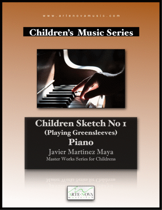 Children Sketch No 1 (Playing Greensleeves) - Piano