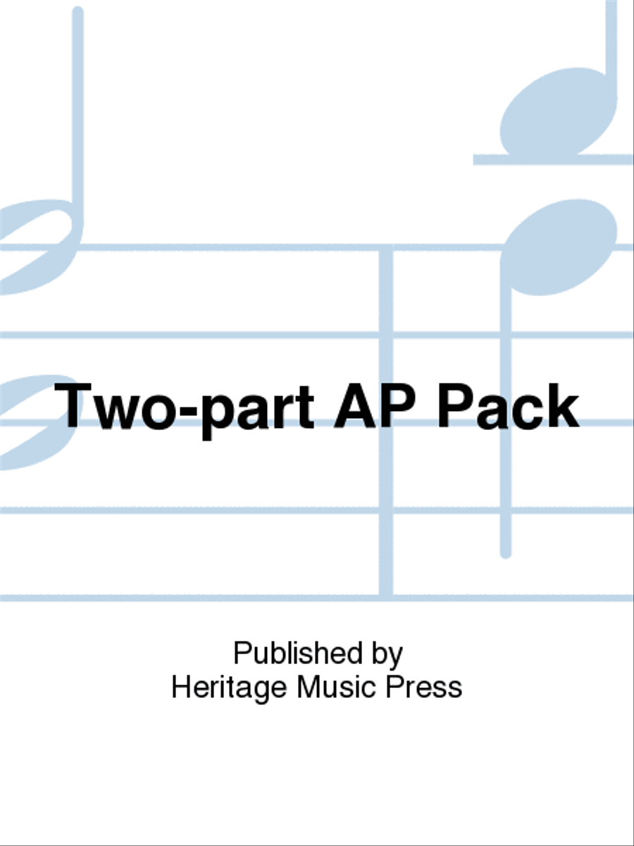 Two-part CD Pack (2018) 2-Part scores gallery preview page 1