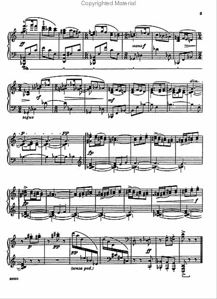 3 Preludes 3 Preludes Piano Solo scores gallery preview page 3
