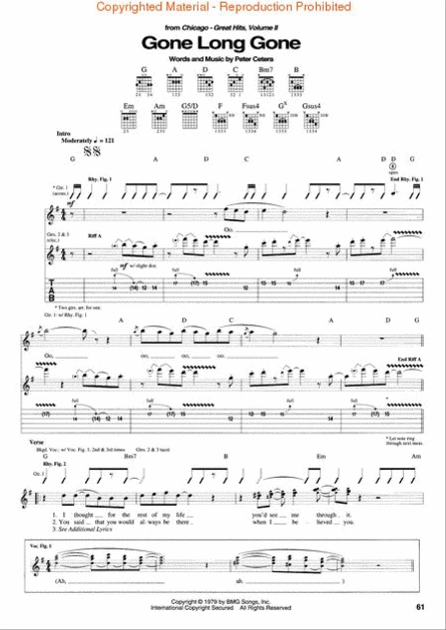 Chicago – The Definitive Guitar Collection Electric Guitar scores gallery preview page 2