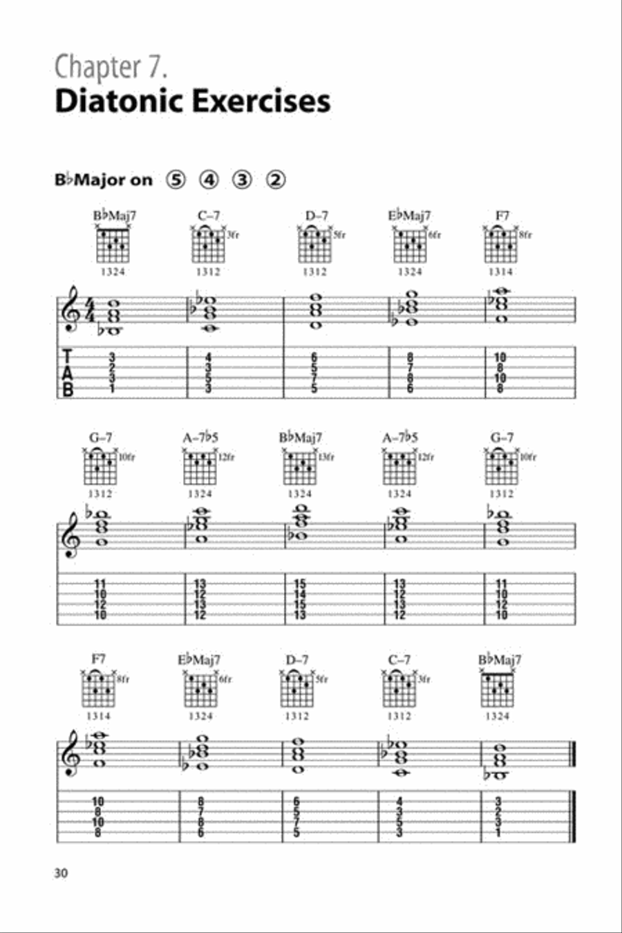 Berklee Jazz Guitar Chord Dictionary Electric Guitar scores gallery preview page 6