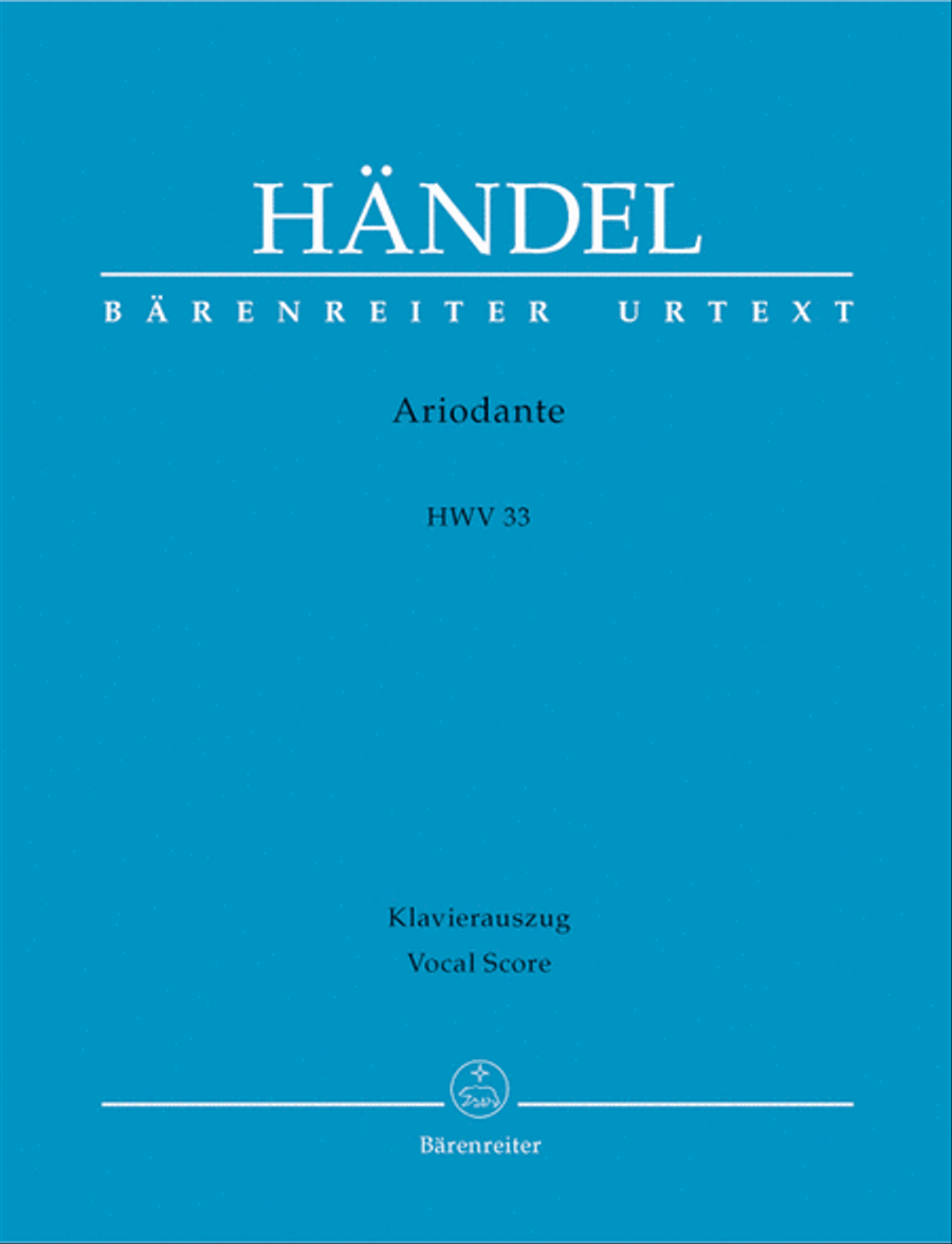 Ariodante HWV 33 Choir scores gallery preview page 1