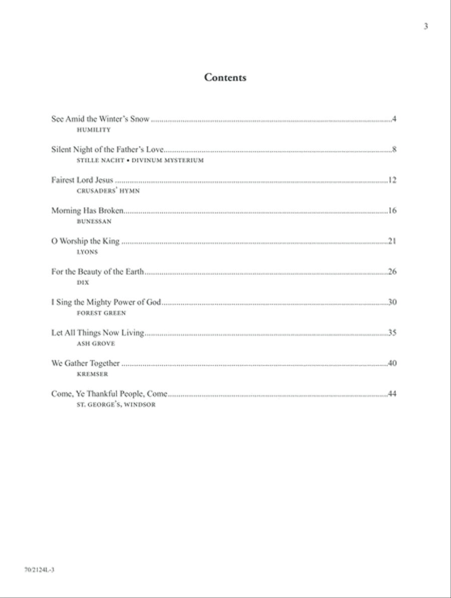 For the Beauty of the Earth (Digital Download) Piano Solo scores gallery preview page 3