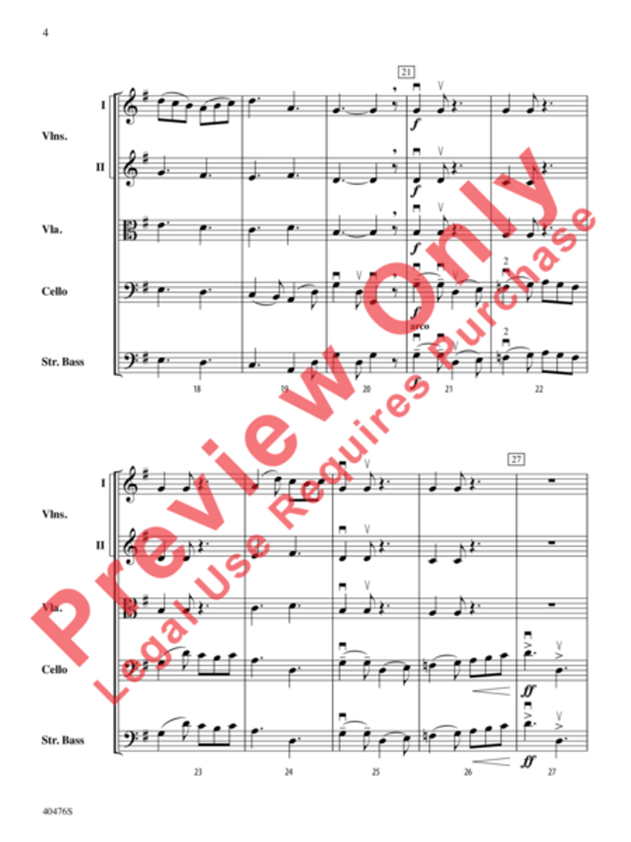 Pastorella String Orchestra scores gallery preview page 5