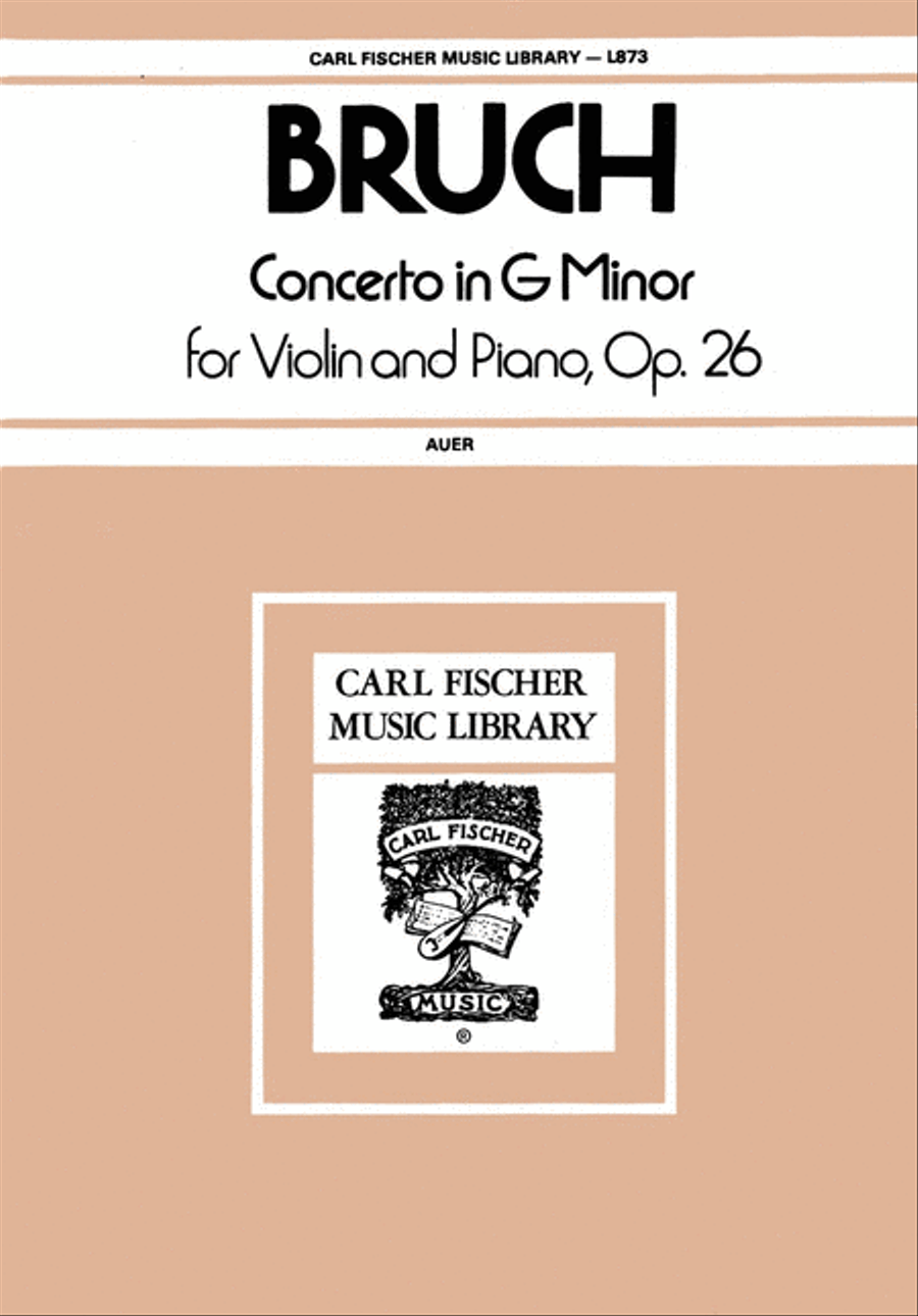 Concerto in G Minor Violin Solo scores gallery preview page 1
