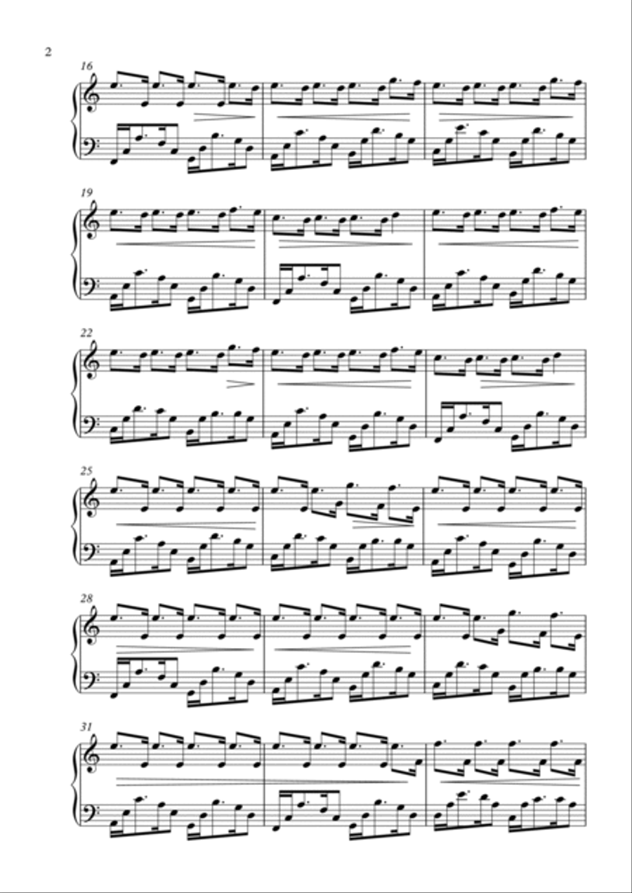 The Weight of Fear Small Ensemble scores gallery preview page 2