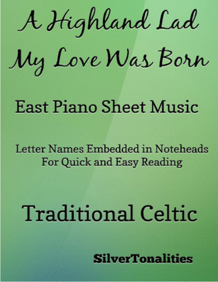 A Highland Lad My Love Was Born Easy Piano Sheet Music