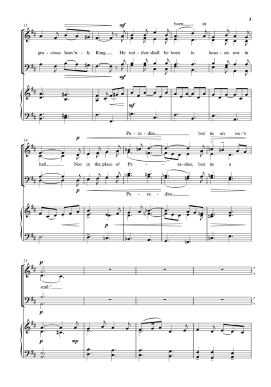 As Joseph was a-walking As Joseph was a-walking 4-Part scores gallery preview page 3