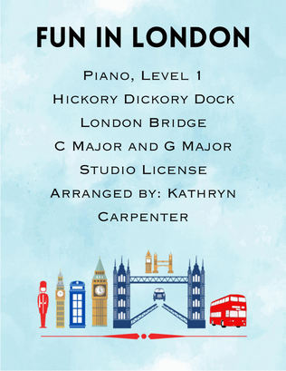 Book cover for Fun in London (Level 1, Studio License, Piano Solo)