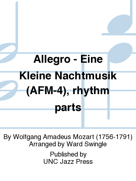 Allegro - Eine Kleine Nachtmusik (AFM-4), rhythm parts