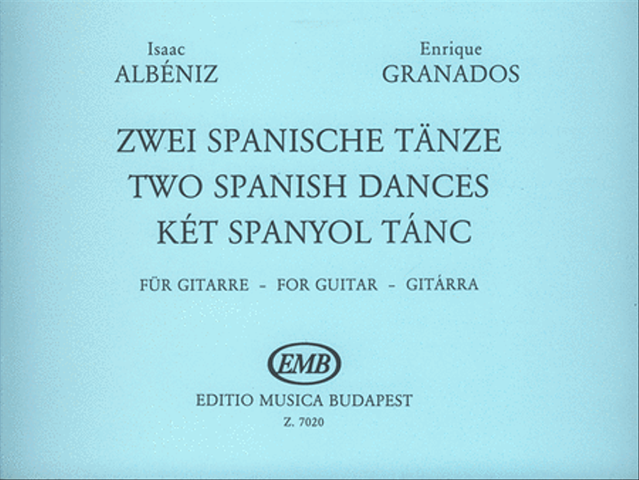 Zwei spanische Tänze Zwei spanische Tänze Classical Guitar scores gallery preview page 1