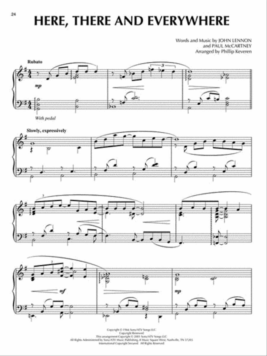 The Beatles Piano Solo scores gallery preview page 2