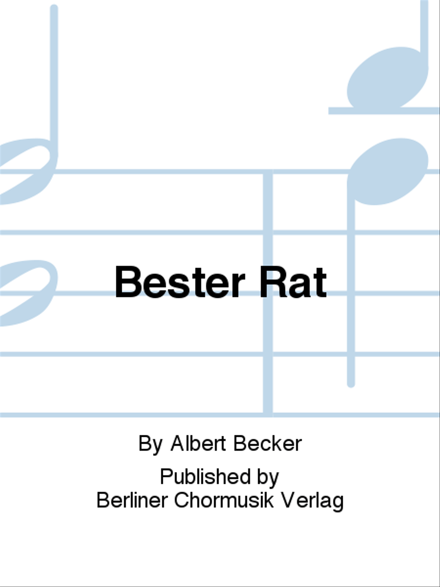 Bester Rat Men's Choir scores gallery preview page 1