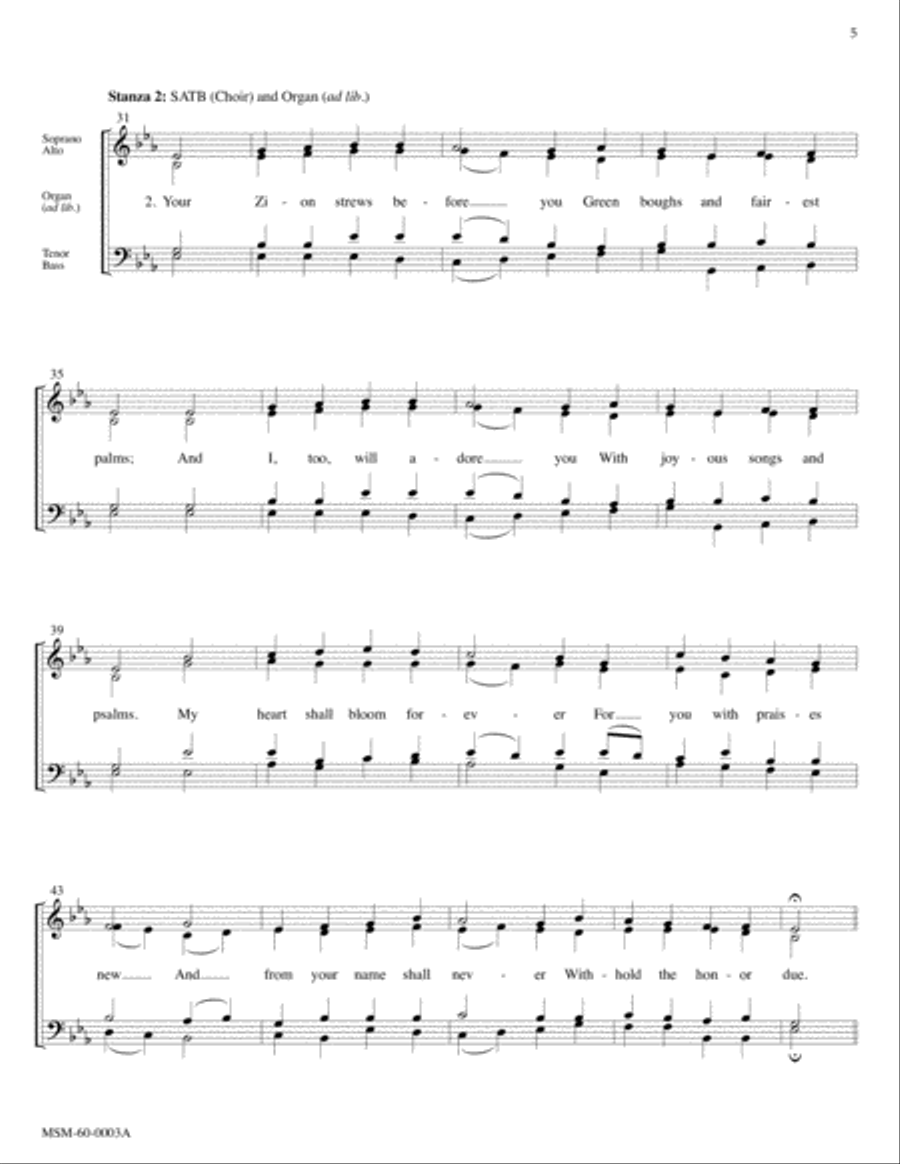 O Lord, How Shall I Meet You Choir scores gallery preview page 5