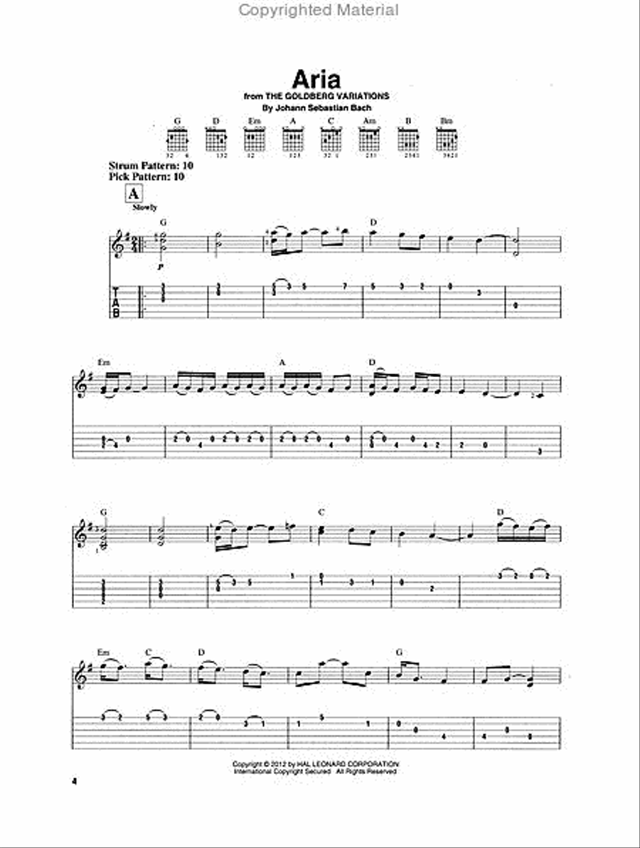 J.S. Bach for Easy Guitar Acoustic Guitar scores gallery preview page 2