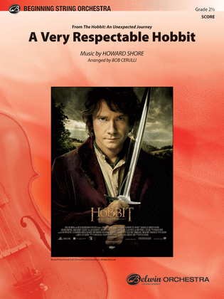 Book cover for A Very Respectable Hobbit (from The Hobbit: An Unexpected Journey)