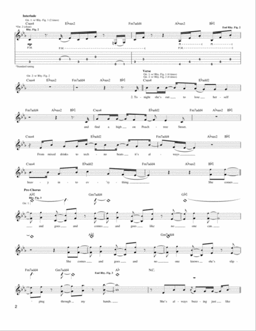 Neon Acoustic Guitar scores gallery preview page 2