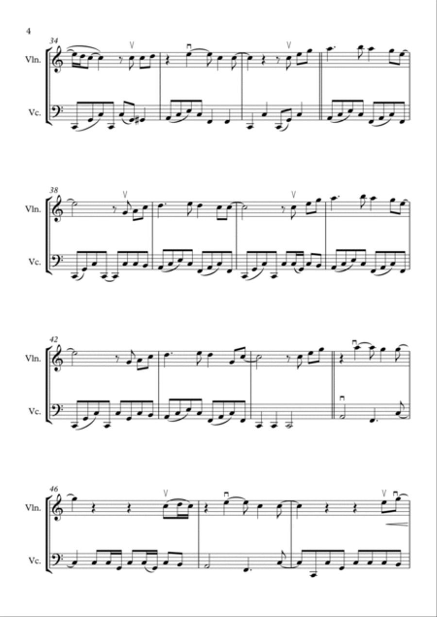 Stay With Me Stay With Me String Duet scores gallery preview page 5