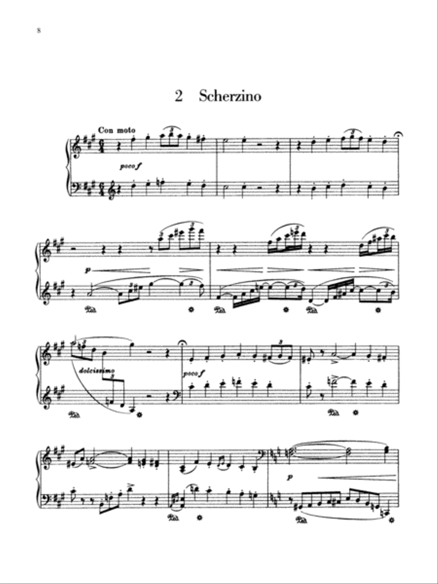 Sibelius: Ten Pieces, Op. 58 Piano Solo scores gallery preview page 1