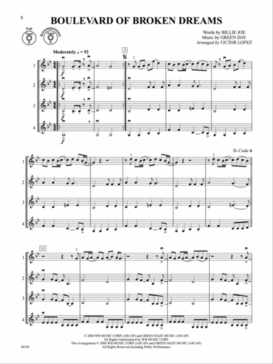 Flex-Ability More Pops -- Solo-Duet-Trio-Quartet with Optional Accompaniment Small Ensemble scores gallery preview page 5