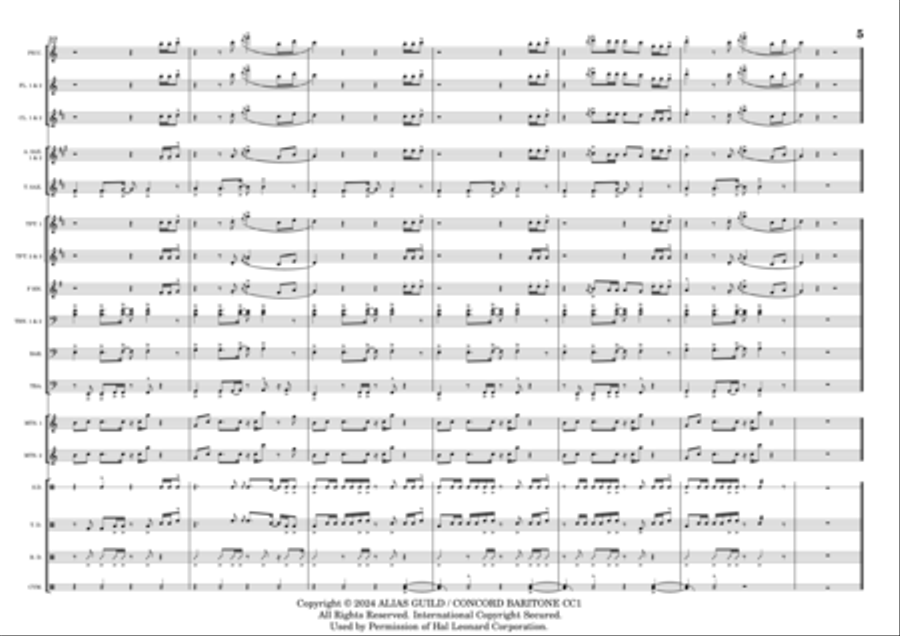 360 360 Marching Band scores gallery preview page 5