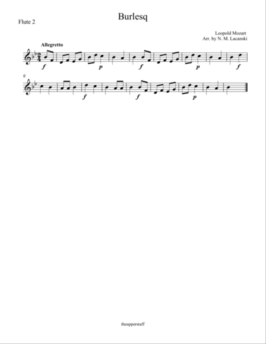 Burlesq Flute Solo scores gallery preview page 2