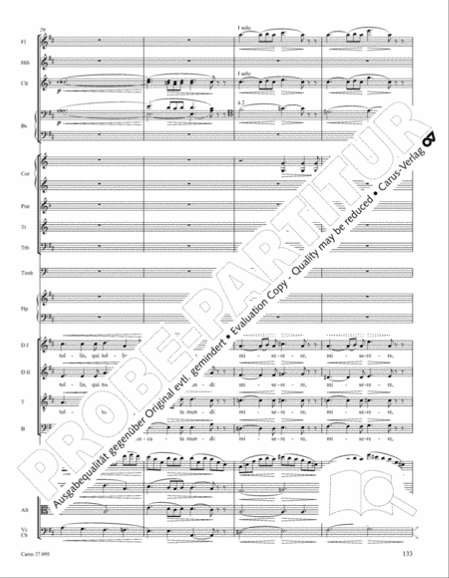 Messe solennelle de sainte Cecile STB scores gallery preview page 146