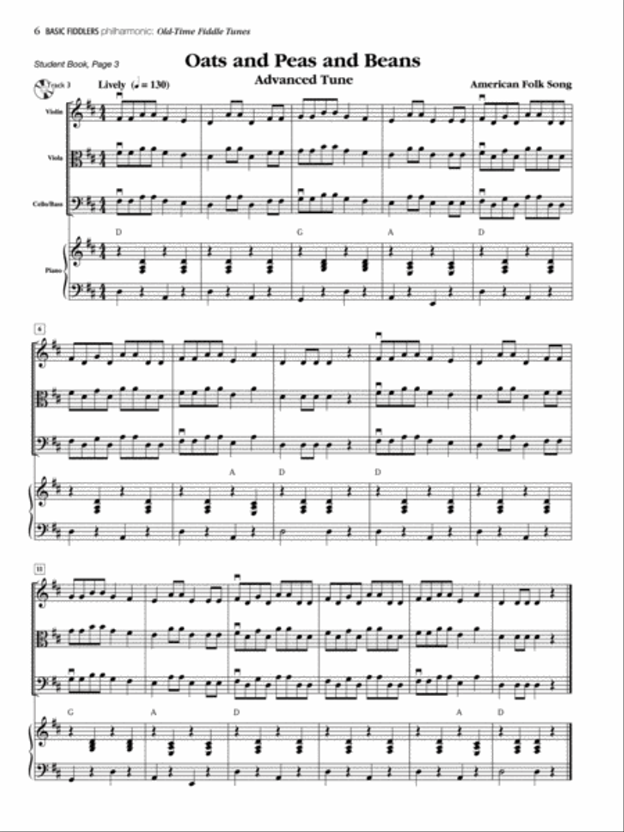 Basic Fiddlers Philharmonic Old-Time Fiddle Tunes String Orchestra scores gallery preview page 8