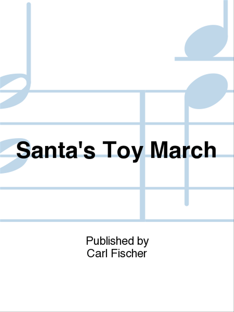 Santa's Toy March Concert Band scores gallery preview page 1