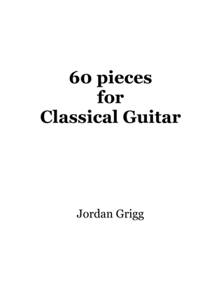 Book cover for 60 Pieces for Classical Guitar