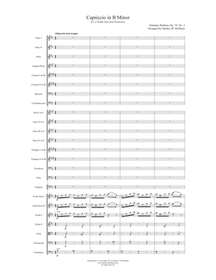 Capriccio in B Minor, Op. 76, No. 2