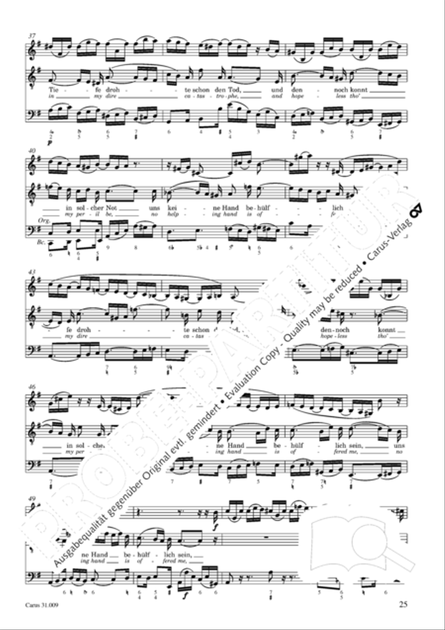 Salvation sure has come to man (Es ist das Heil uns kommen her) 4-Part scores gallery preview page 26