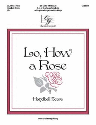 Book cover for Lo, How a Rose - Handbell Score
