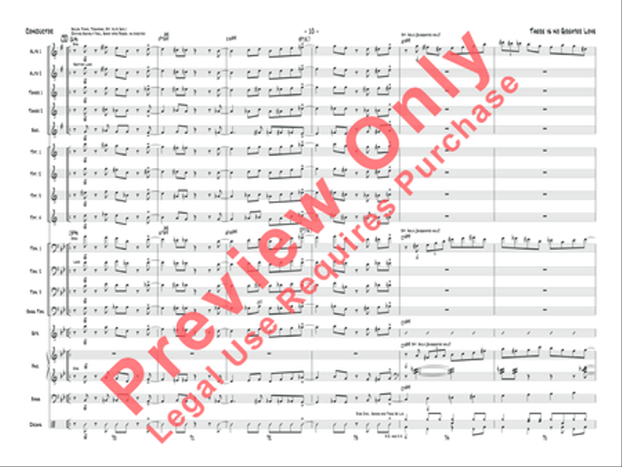 There Is No Greater Love Jazz Ensemble scores gallery preview page 39