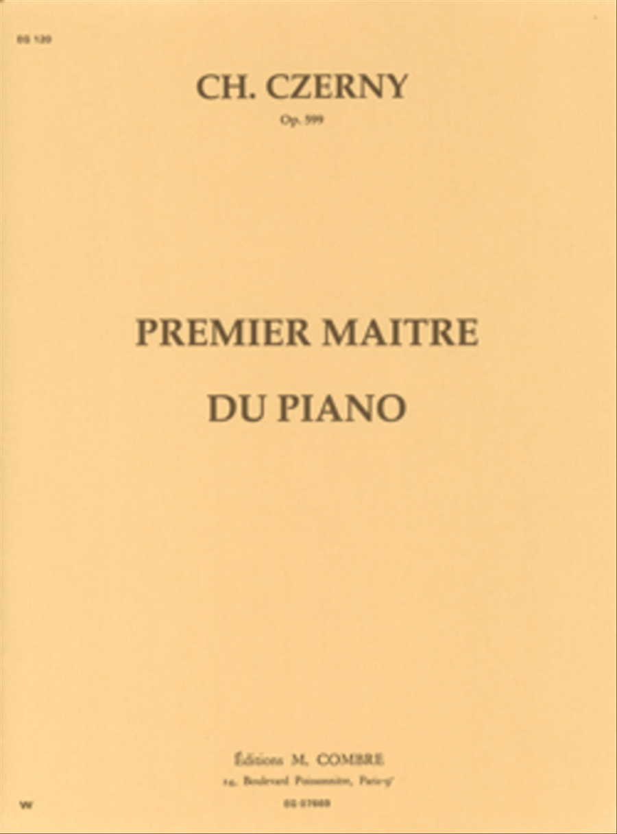 Le premier maitre Op. 599 Piano Method scores gallery preview page 1