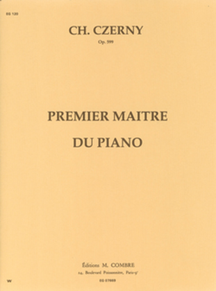 Book cover for Le premier maitre Op. 599