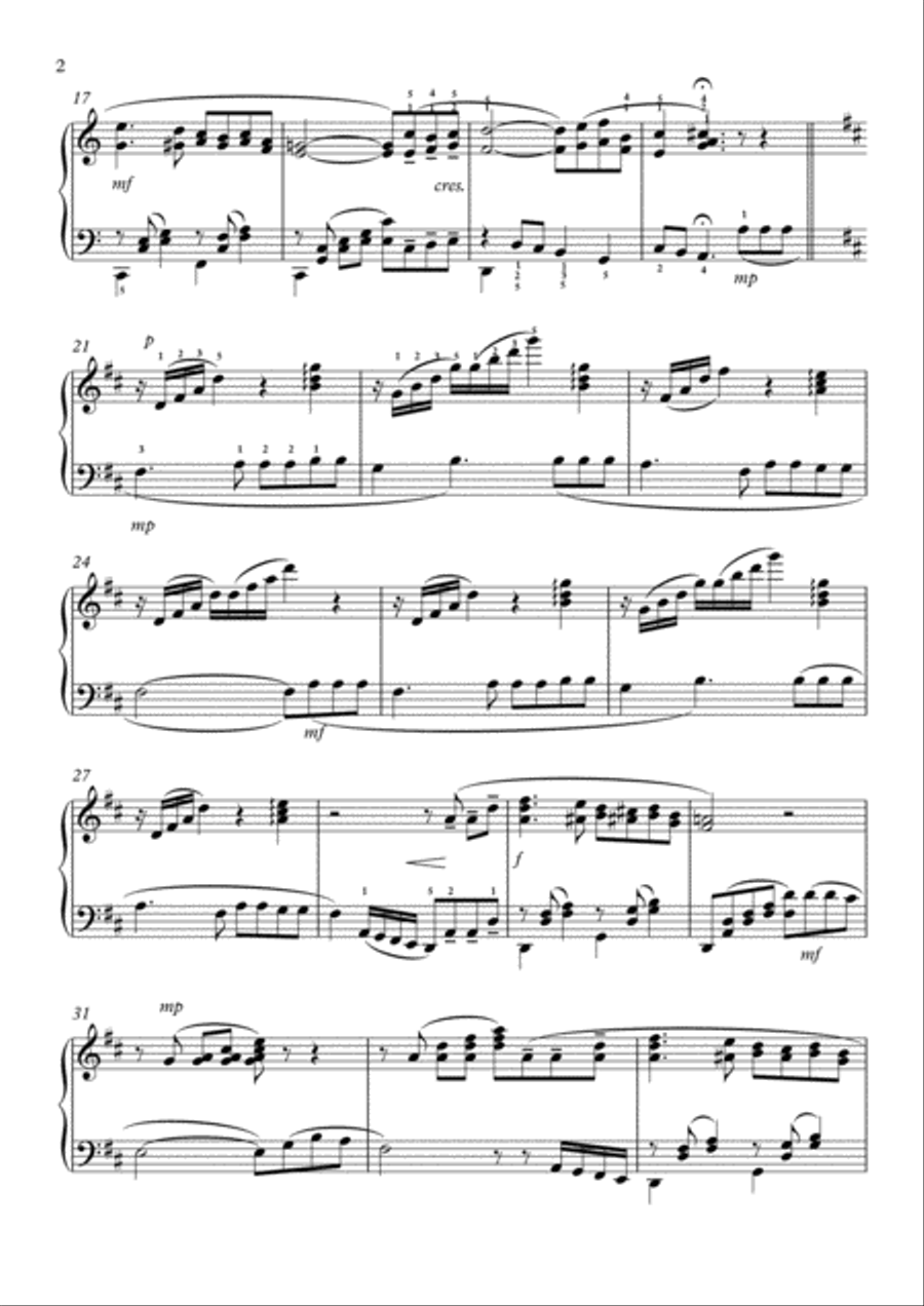 How Great Thou Art Piano Solo scores gallery preview page 2