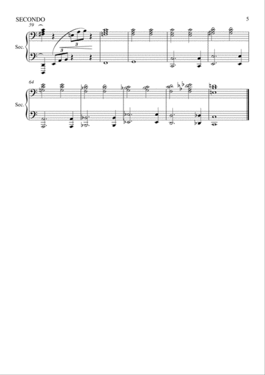New York State Of Mind New York State Of Mind 1 Piano, 4-Hands scores gallery preview page 6