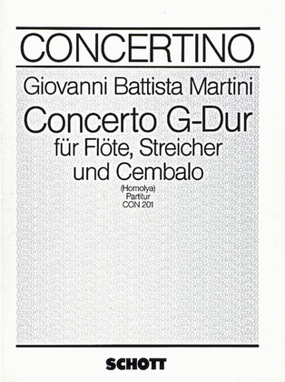 Flute Concerto G Maj Full Score