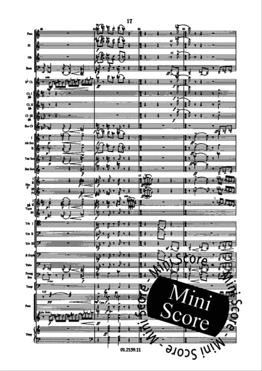 Dance Suite Concert Band scores gallery preview page 25