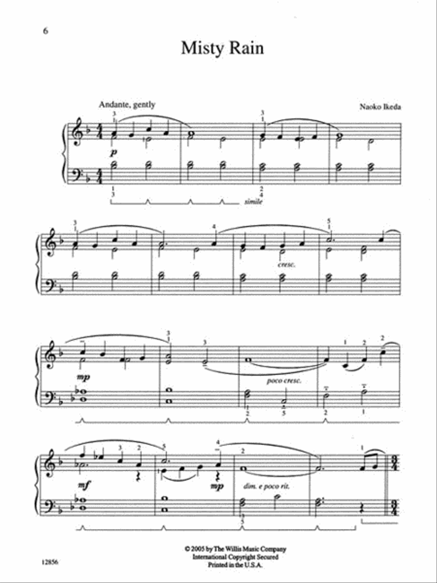 Shoukei, Book 2 Shoukei, Book 2 Piano scores gallery preview page 4