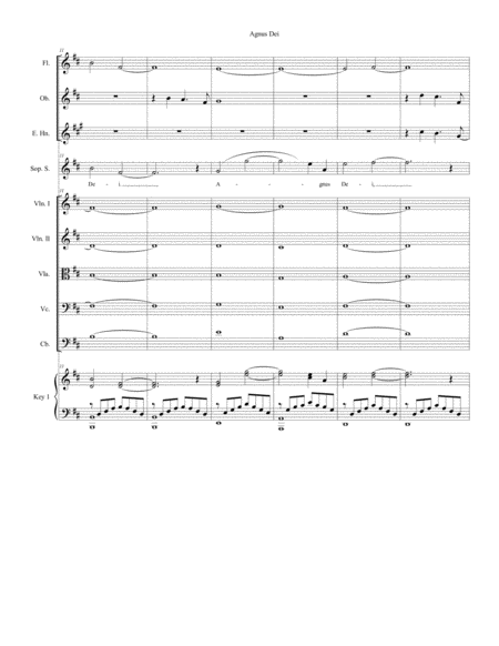 Agnus Dei (from "Requiem Mass" - Full Score) image number null