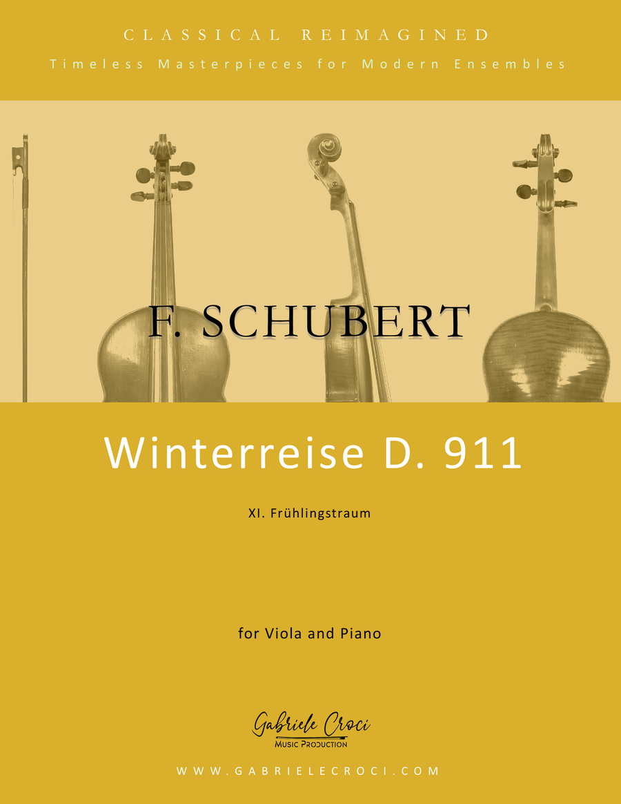Winterreise D.911 - XI. Frühlingstraum Viola scores gallery preview page 1