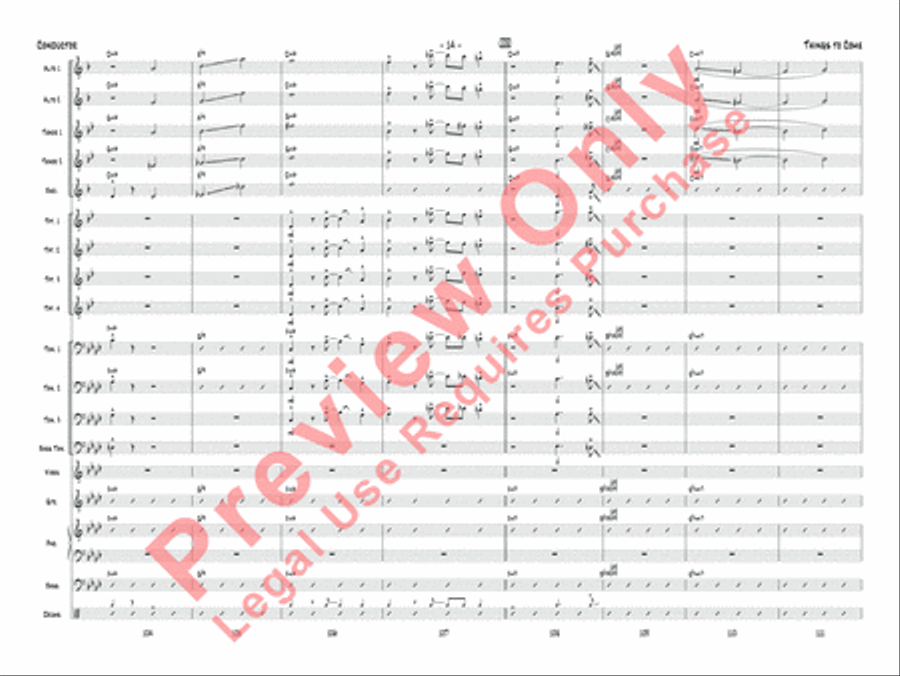 Things to Come Jazz Ensemble scores gallery preview page 15