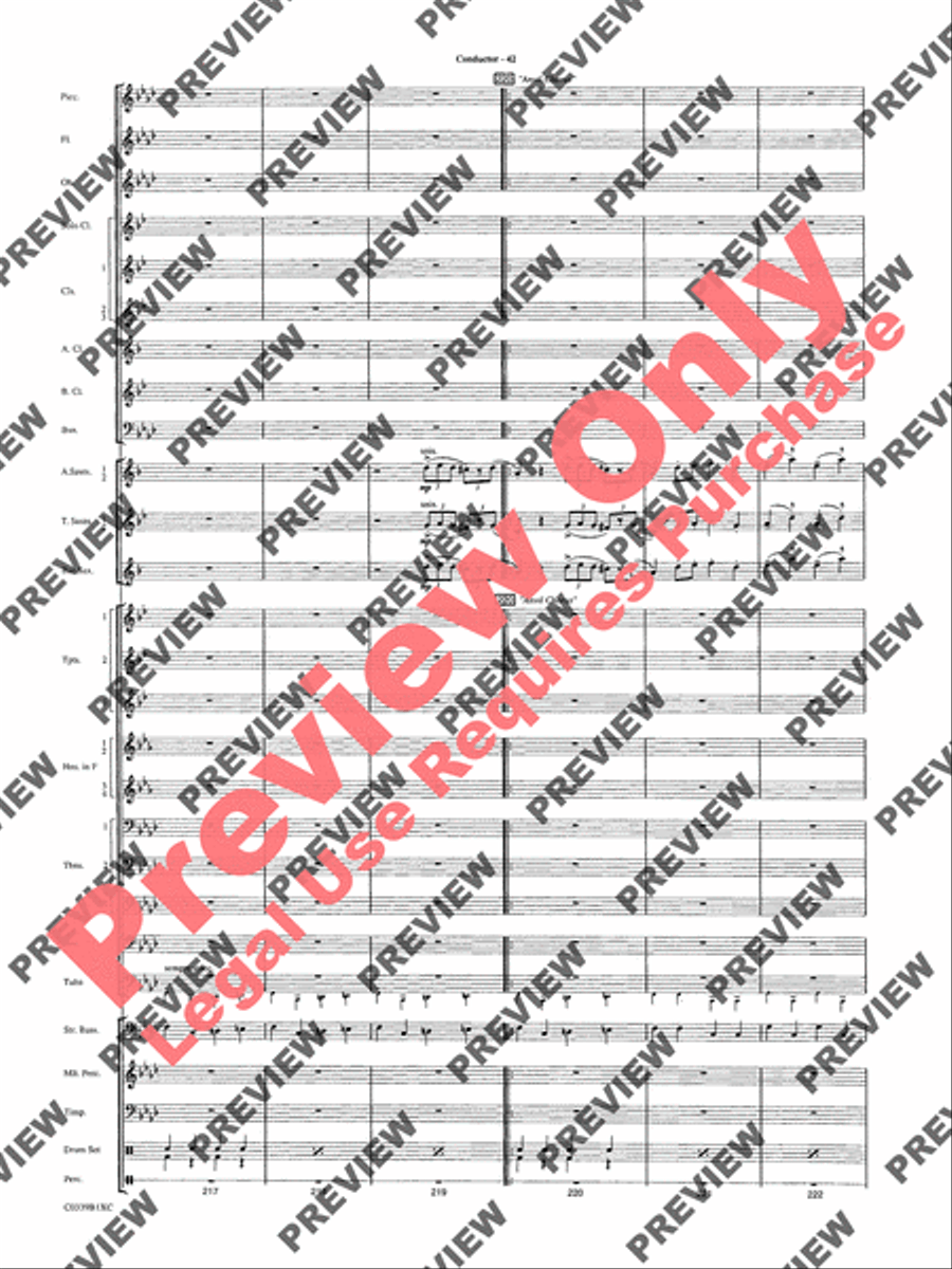 In the Miller Mood Concert Band scores gallery preview page 45