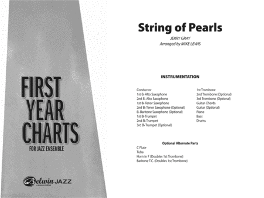 String of Pearls Jazz Ensemble scores gallery preview page 2