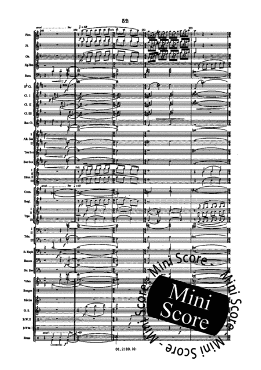Brazilian Suite Brazilian Suite Concert Band scores gallery preview page 58