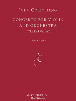 Book cover for Concerto for Violin and Orchestra (The Red Violin)