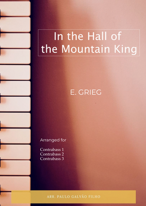 In the Hall of the Mountain King (easy) - CONTRABASS TRIO